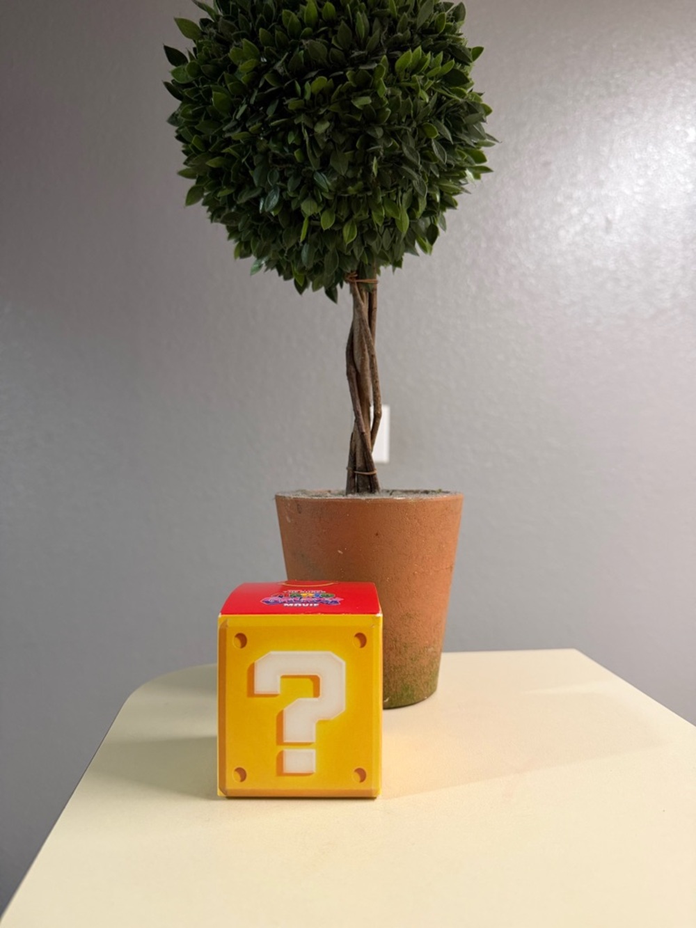 McDonald's Yellow and Red Question Block Surprise Toy